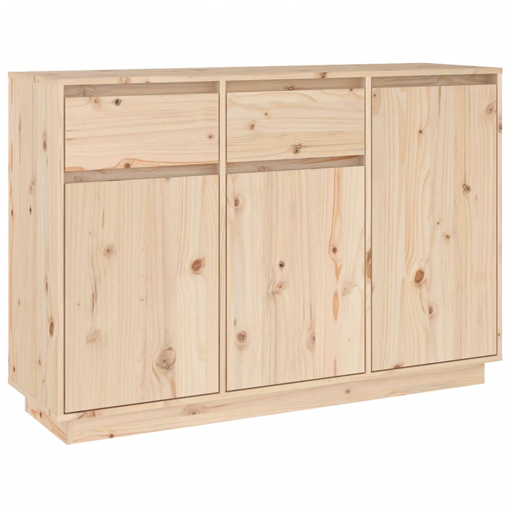 Dressoir 110X34X75 Cm Massief Grenenhout