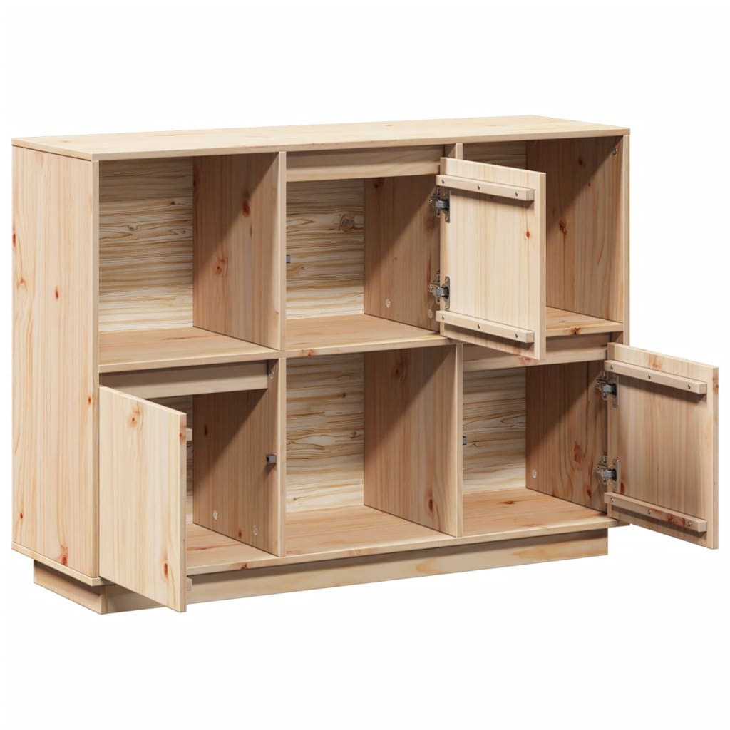 Dressoir 110,5X35X80 Cm Massief Grenenhout