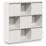 Hoge Kast 110,5X35X117 Cm Massief Grenenhout