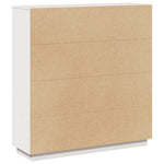 Hoge Kast 110,5X35X117 Cm Massief Grenenhout