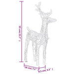 Kerstrendieren 80 Led's Acryl