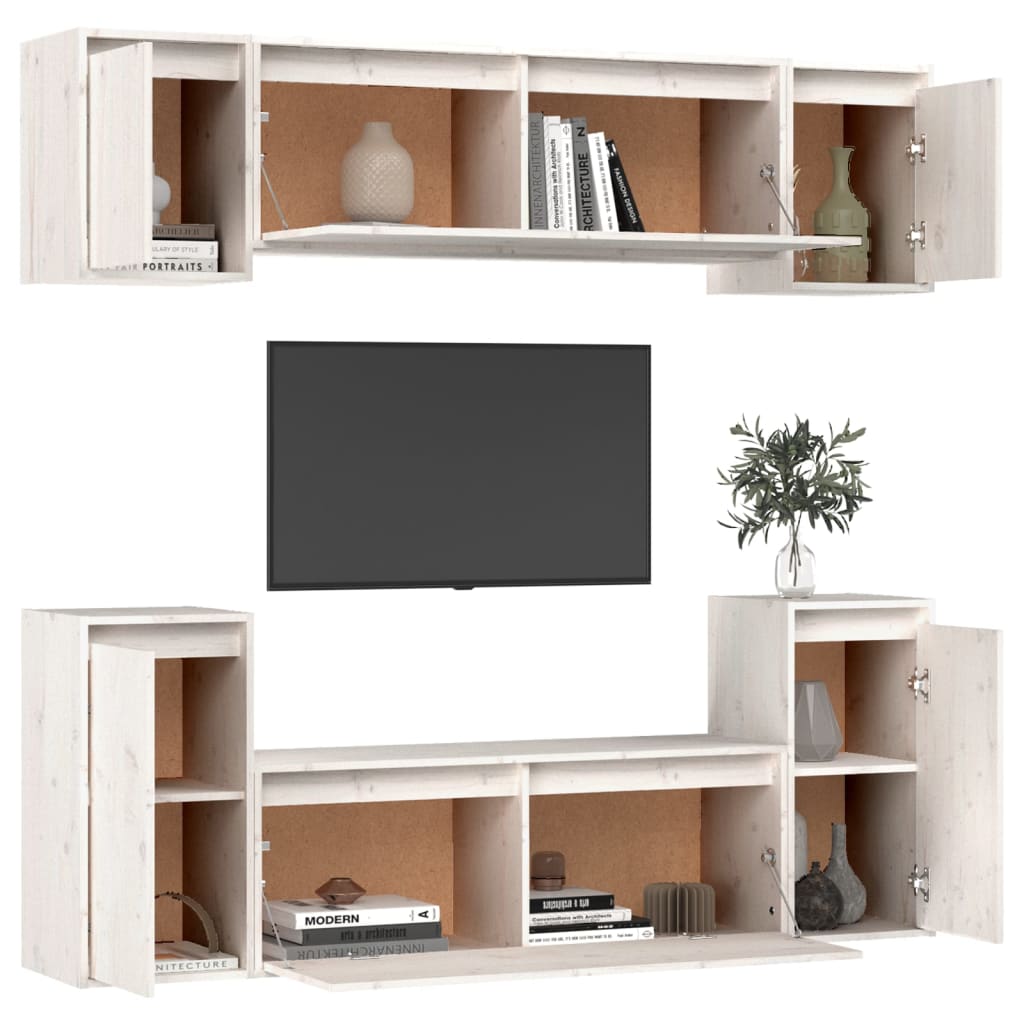 Tv-Meubelen Massief Grenenhout