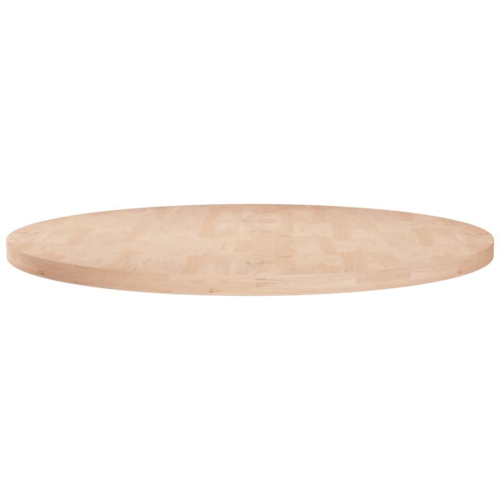 Tafelblad Rond Ø30X1,5 Cm Onbehandeld Massief Eikenhout