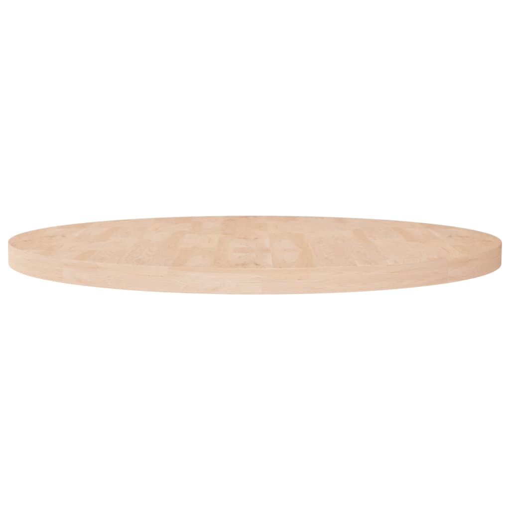 Tafelblad Rond Ø30X1,5 Cm Onbehandeld Massief Eikenhout