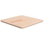 Tafelblad Vierkant 40X40X1,5 Cm Onbehandeld Massief Eikenhout