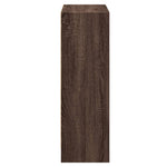 Boekenkast Bewerkt Hout Bruin Eikenkleur