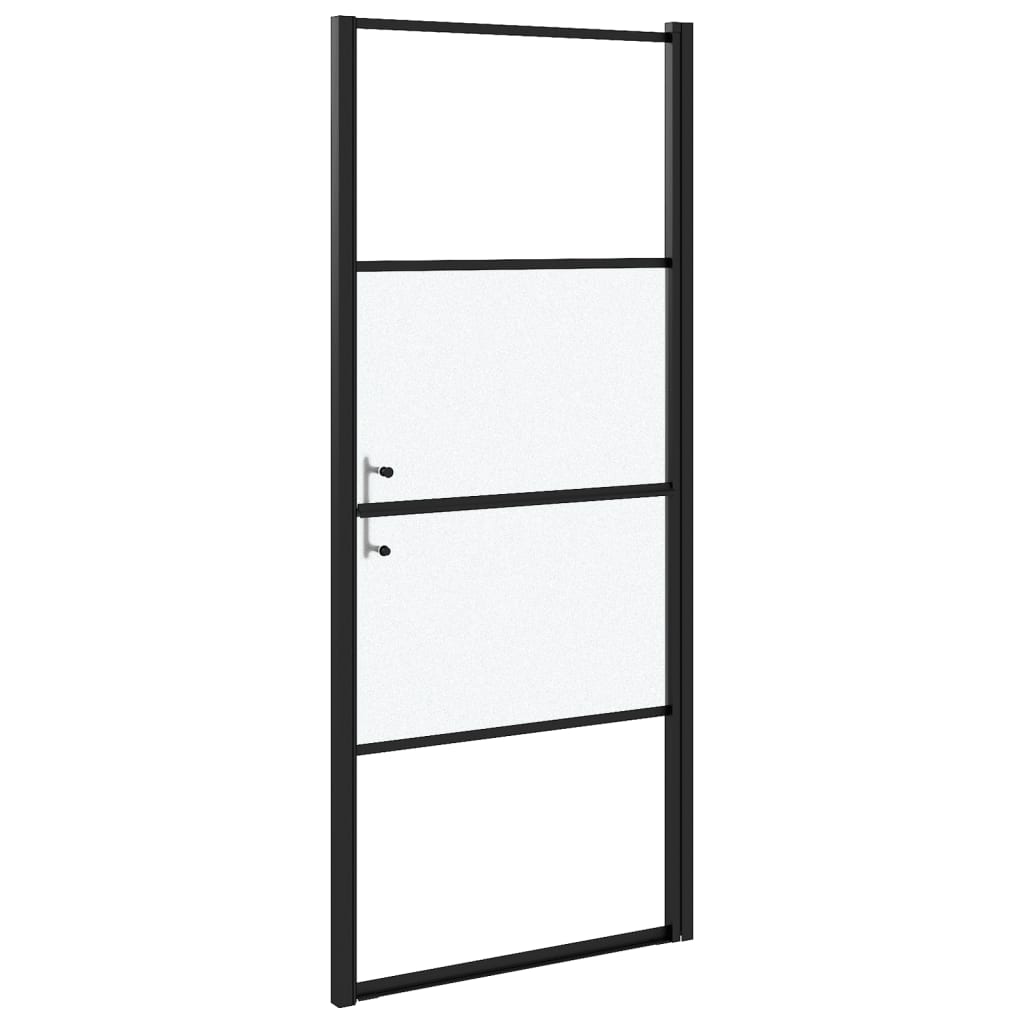 Douchedeur Gehard Glas Zwart