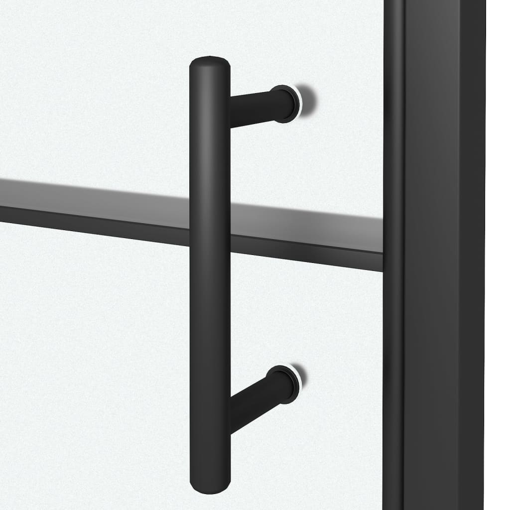 Douchedeur Gehard Glas Zwart