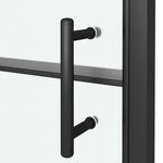 Douchedeur Gehard Glas Zwart