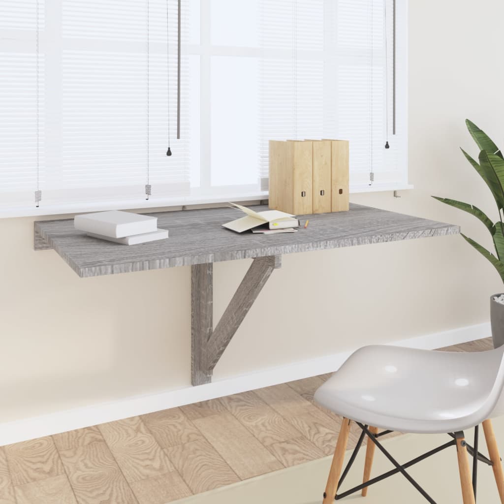 Wandtafel Inklapbaar 100X60 Cm Eikenkleurig