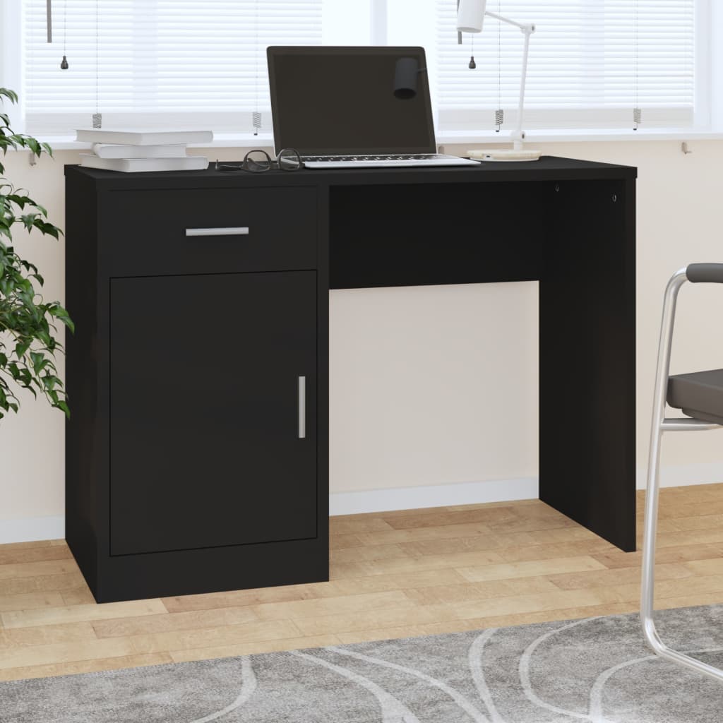 Bureau Met Lade En Kastje 100X40X73 Cm