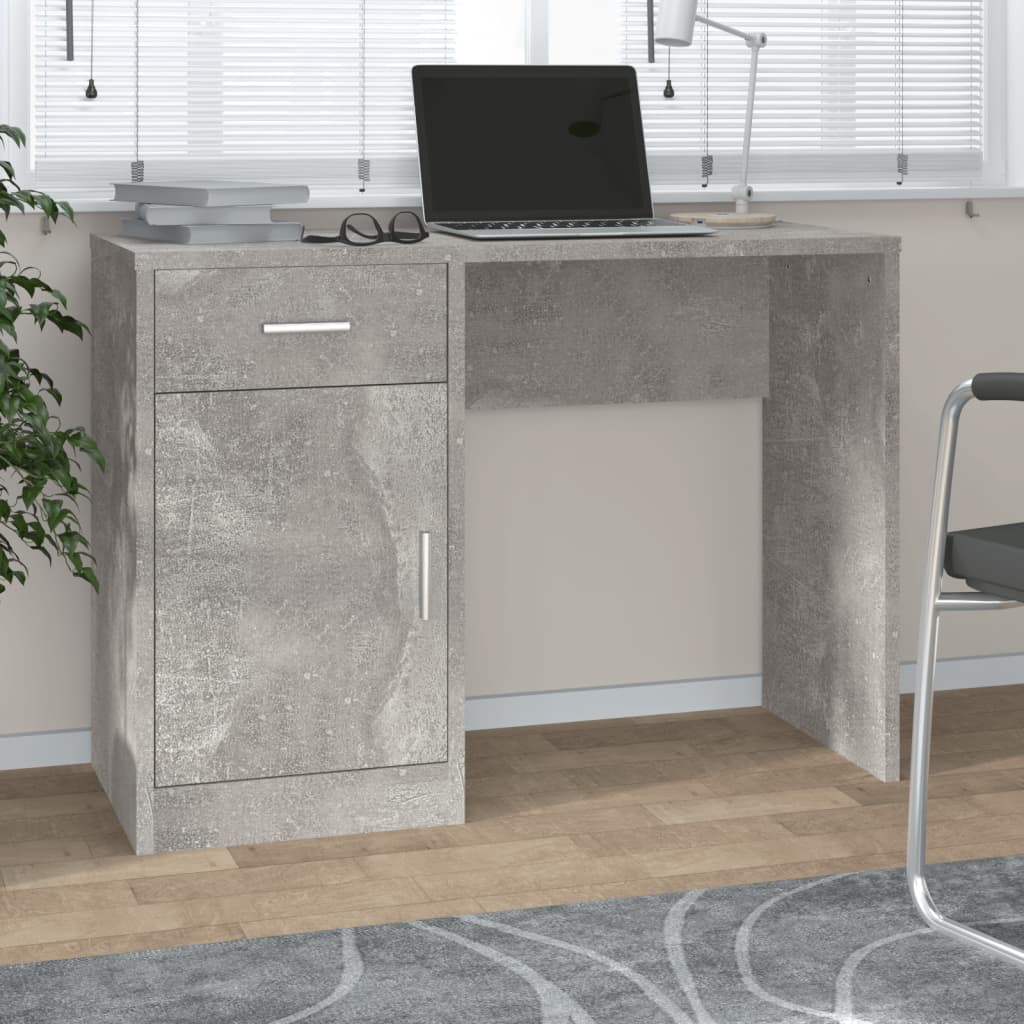 Bureau Met Lade En Kastje 100X40X73 Cm