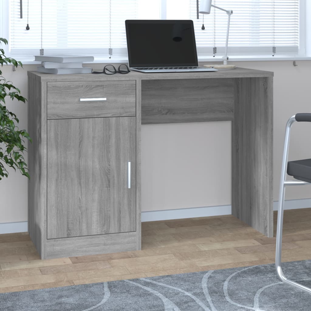 Bureau Met Lade En Kastje 100X40X73 Cm