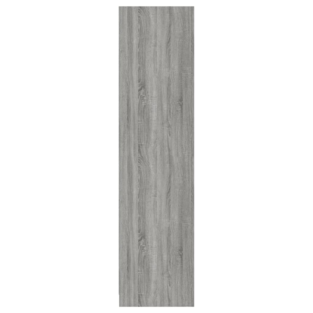 Kledingkast Met Lades Bewerkt Hout Grijs Somoma Grijs Sonoma