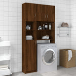 Badkamerkast 32X25,5X190 Cm Bewerkt Hout