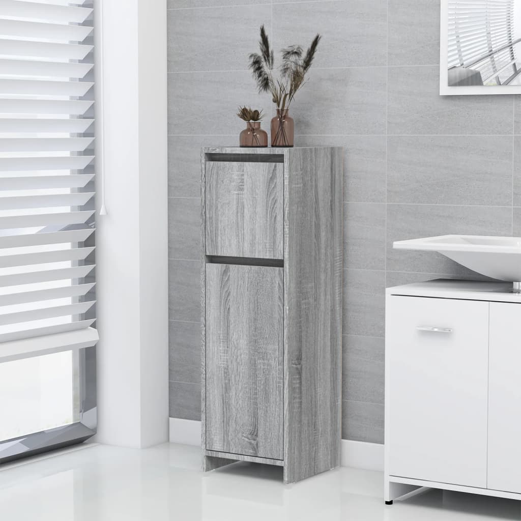 Badkamerkast 30X30X95 Cm Bewerkt Hout
