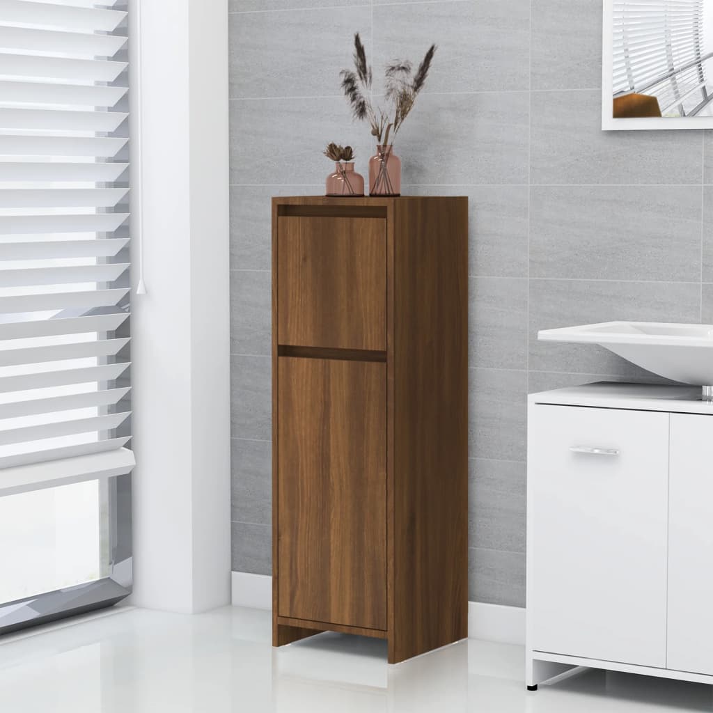Badkamerkast 30X30X95 Cm Bewerkt Hout
