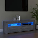 Tv-Meubel Met Led-Verlichting 120X35X40 Cm Kleurig