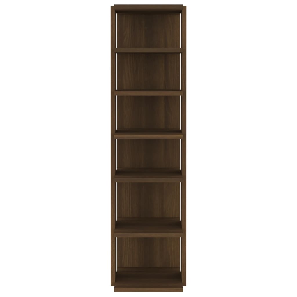 Schoenenrekken 27,5X27X102 Cm Bewerkt Hout Bruineiken
