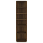 Schoenenrekken 27,5X27X102 Cm Bewerkt Hout Bruineiken