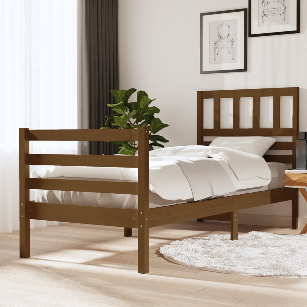 Bedframe Massief Hout