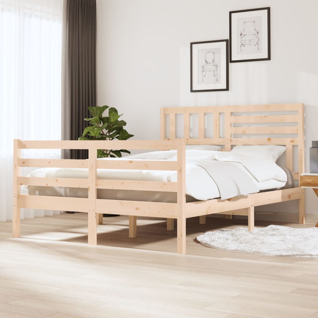 Bedframe Massief Hout