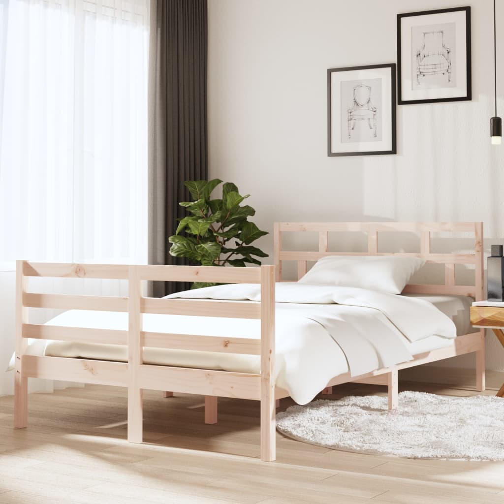 Bedframe Massief Hout