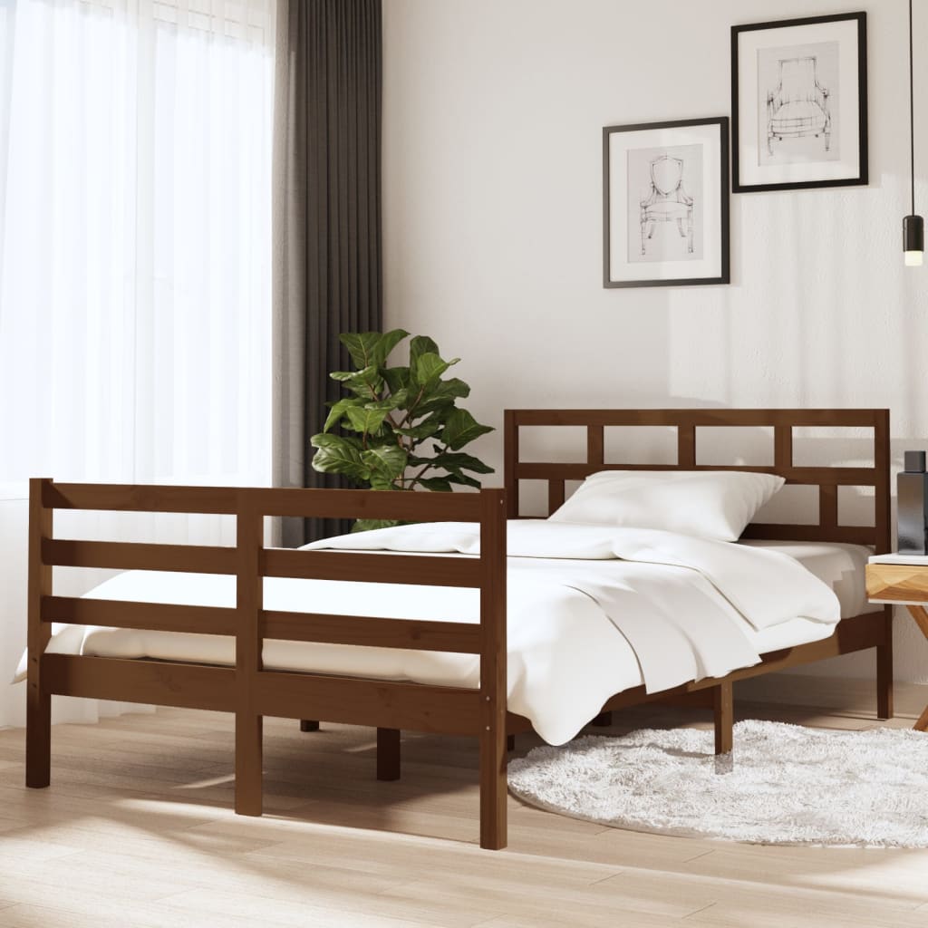 Bedframe Massief Hout