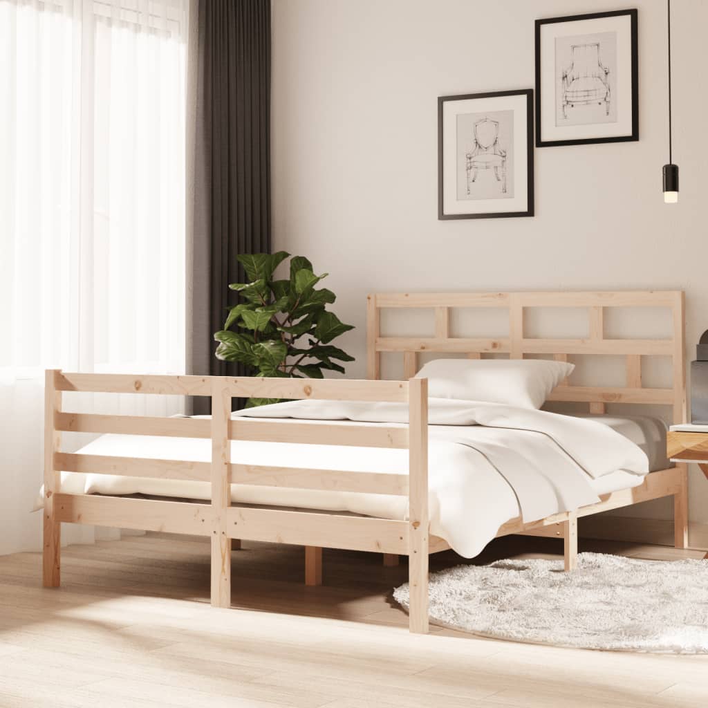 Bedframe Massief Hout