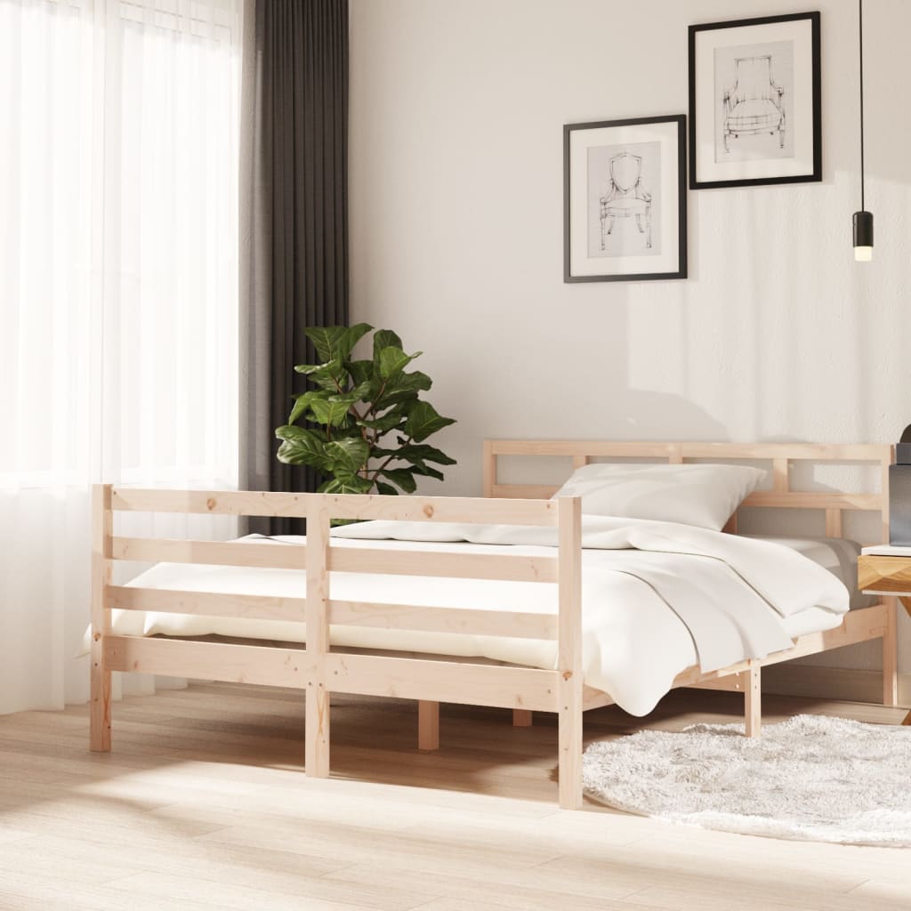 Bedframe Massief Hout