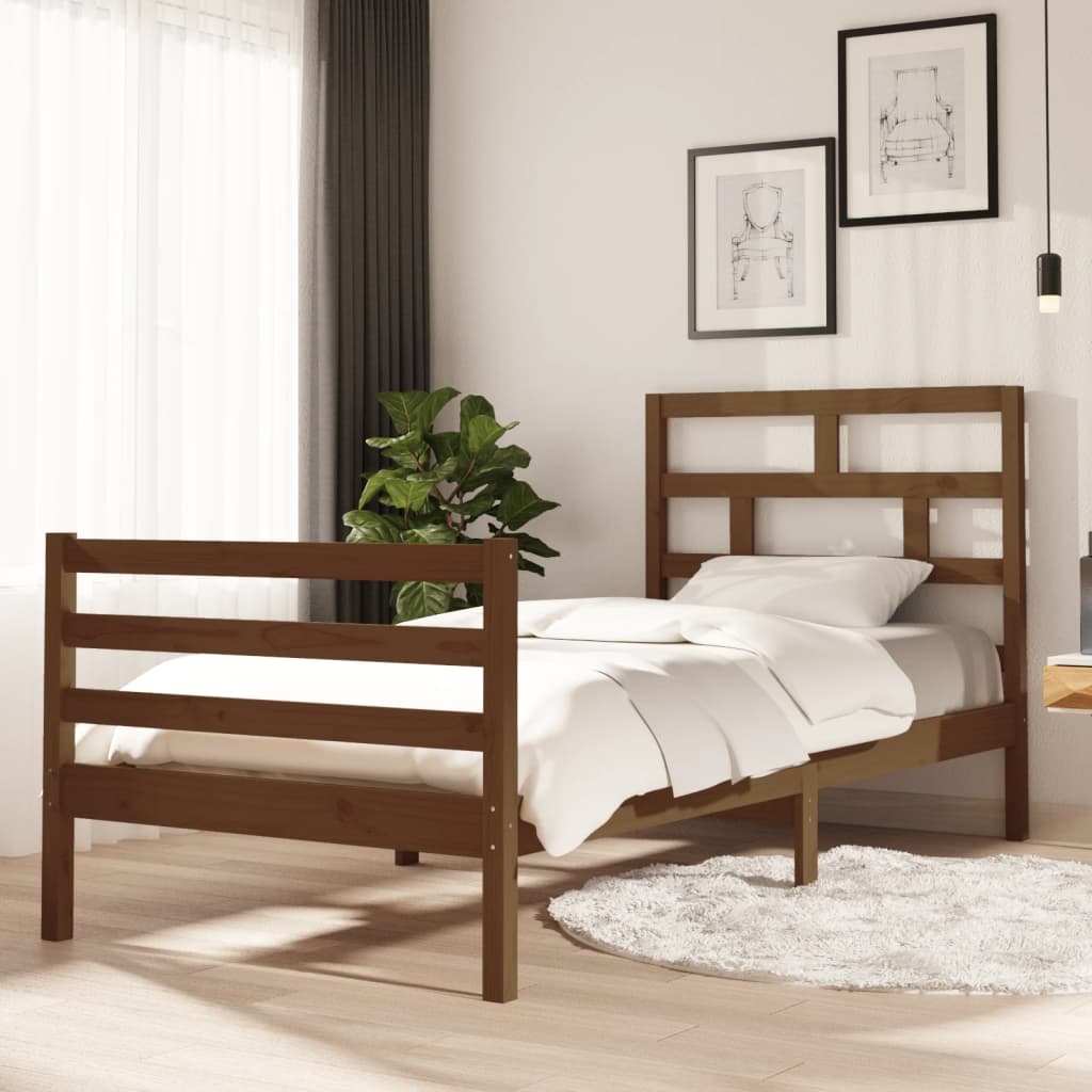 Bedframe Massief Hout