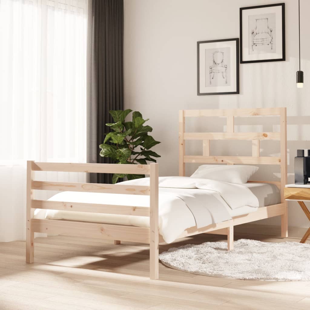 Bedframe Massief Hout