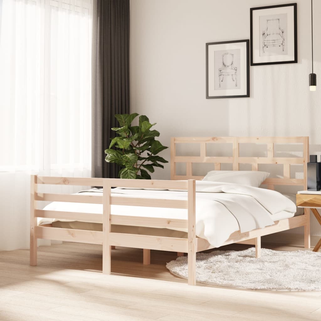 Bedframe Massief Hout