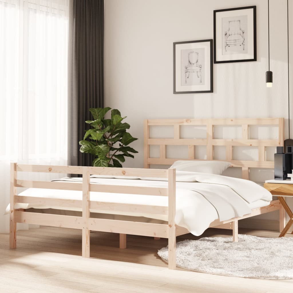 Bedframe Massief Hout