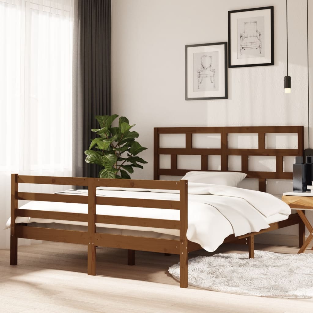 Bedframe Massief Hout