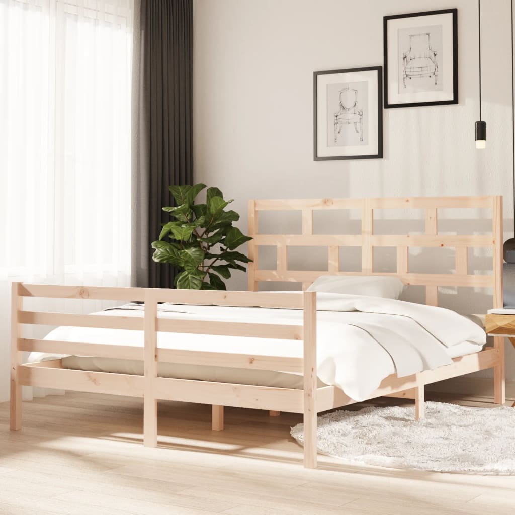 Bedframe Massief Hout