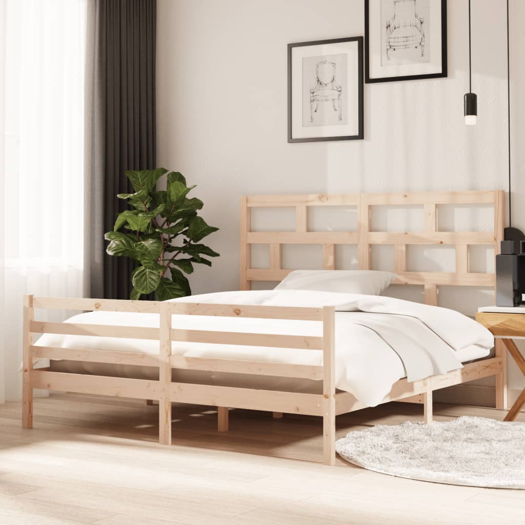 Bedframe Massief Hout