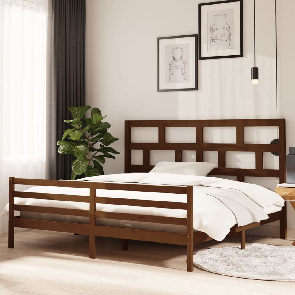 Bedframe Massief Hout