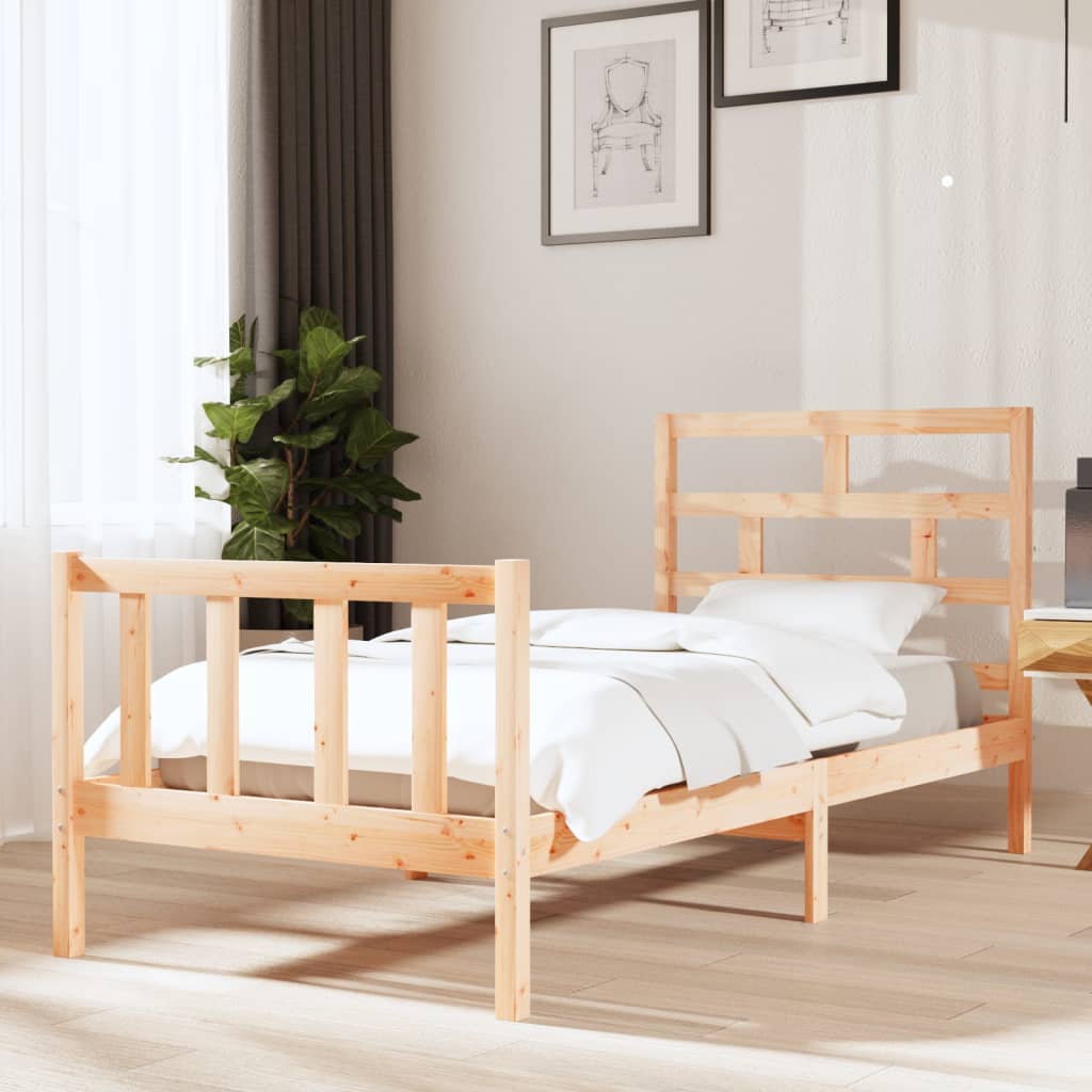 Bedframe Massief Grenenhout