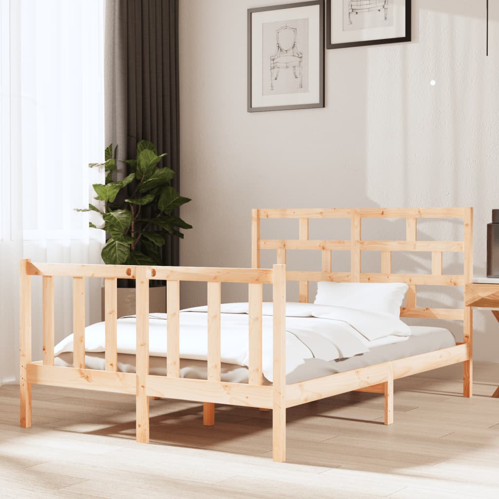 Bedframe Massief Grenenhout