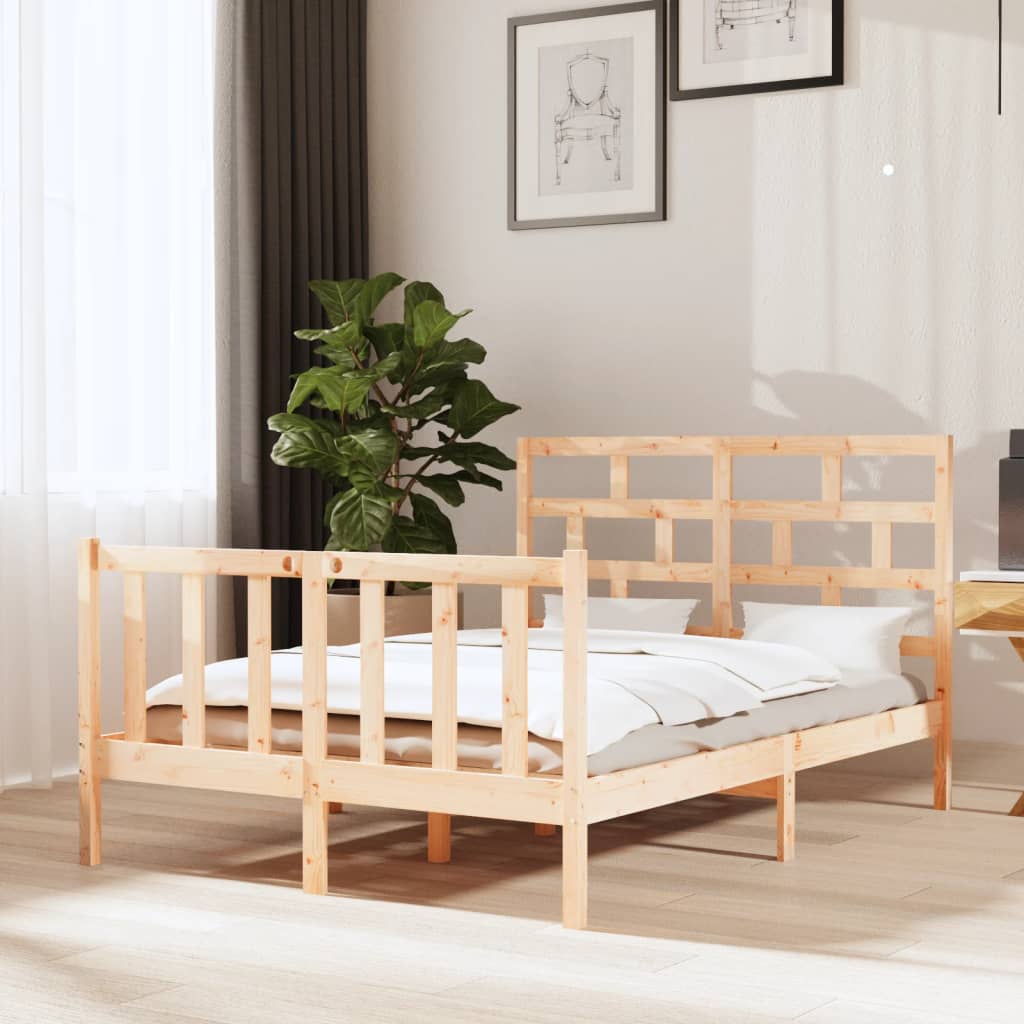 Bedframe Massief Grenenhout