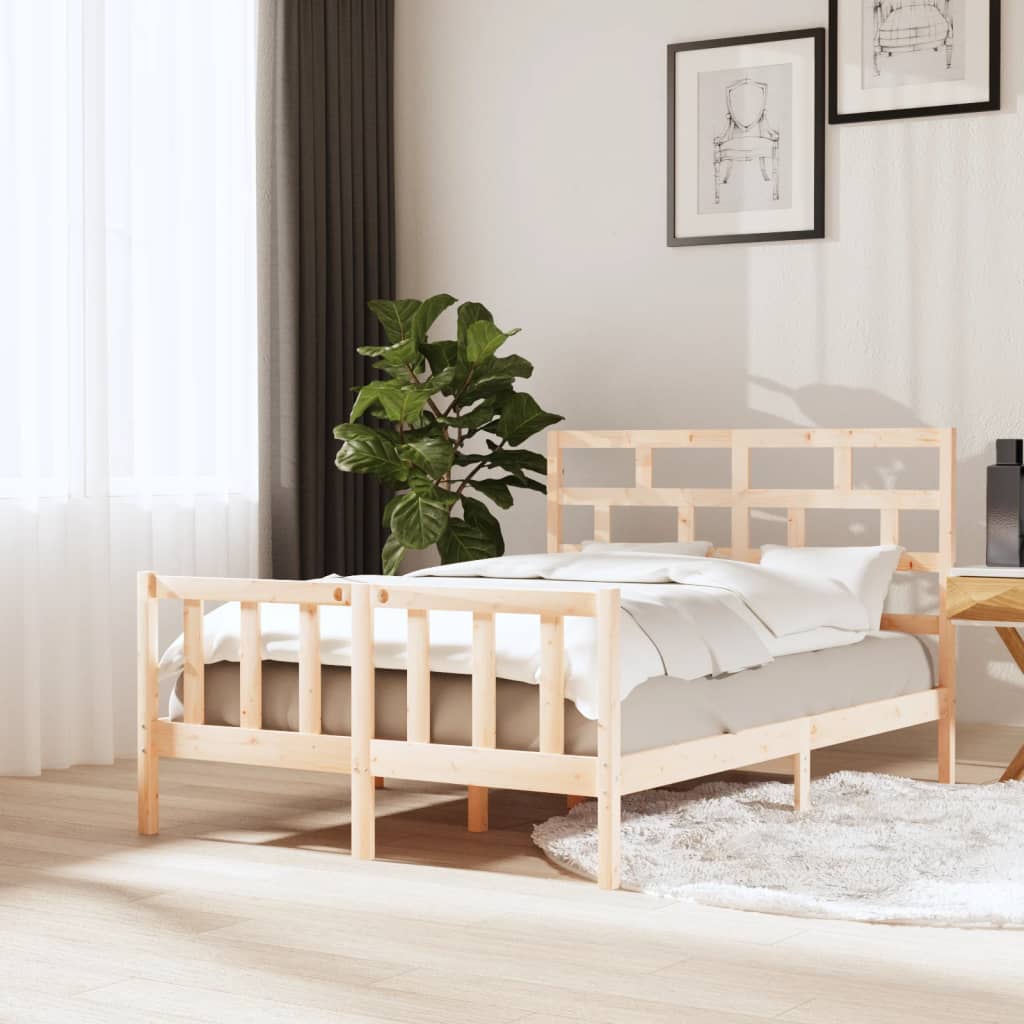 Bedframe Massief Grenenhout