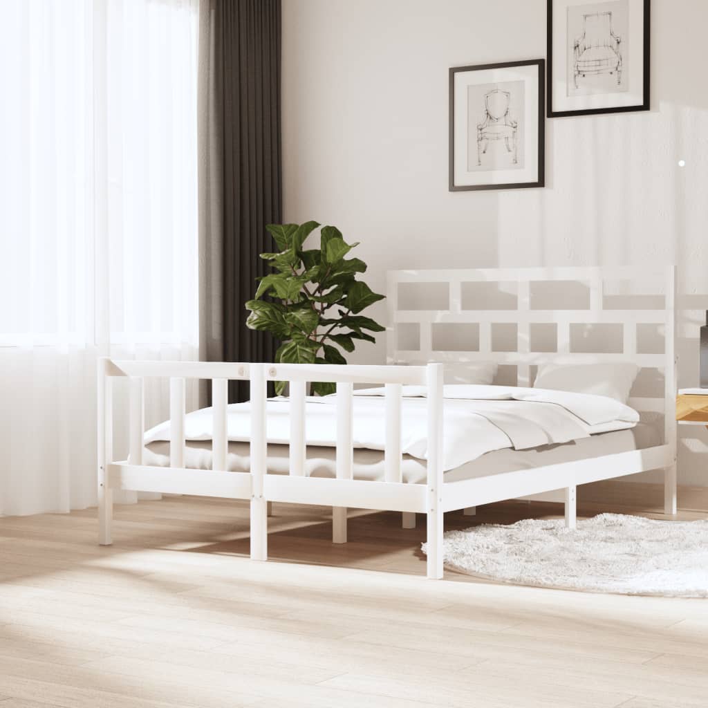 Bedframe Massief Grenenhout