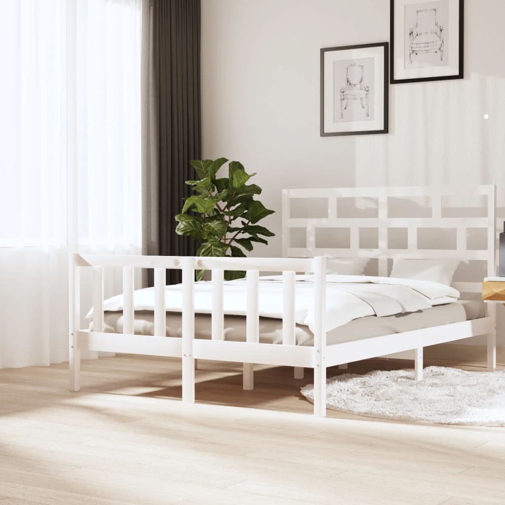 Bedframe Massief Grenenhout