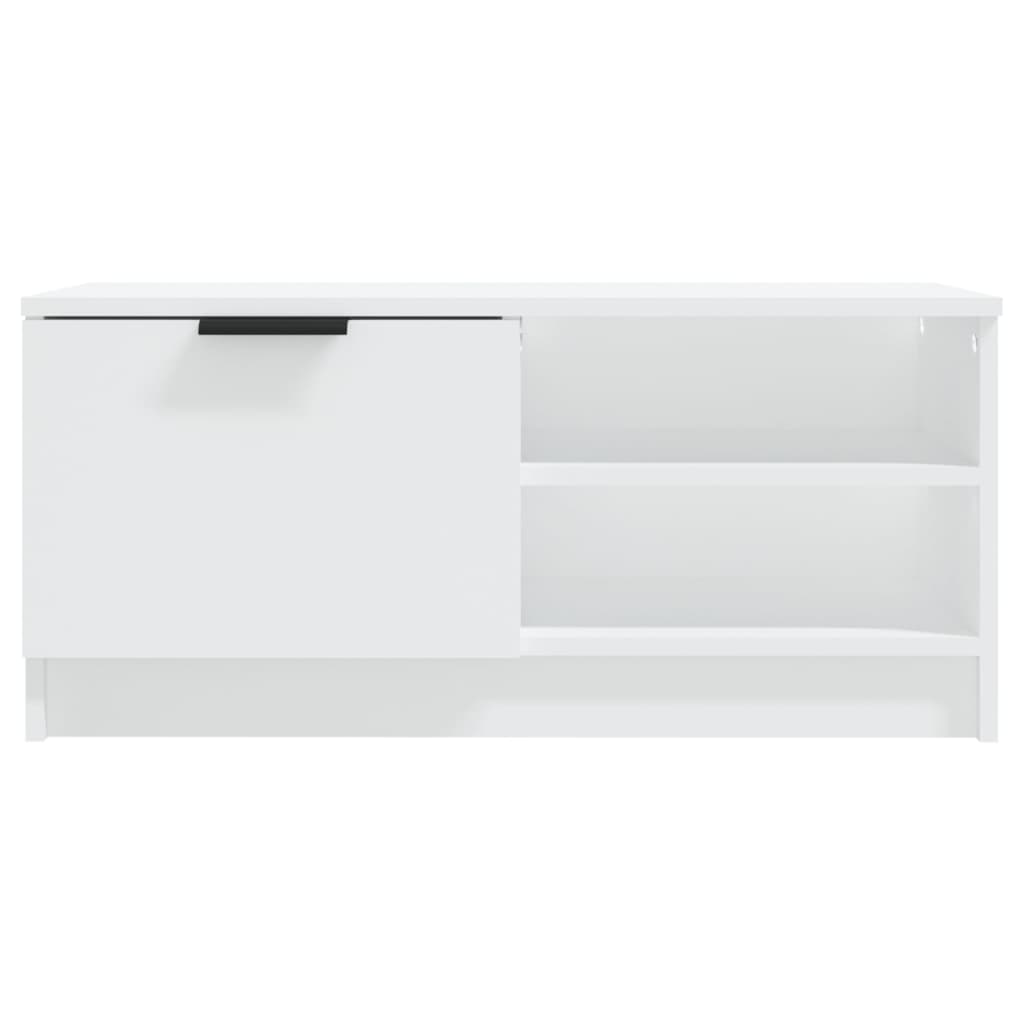 Tv-Meubel 80X35X36,5 Cm Bewerkt Hout