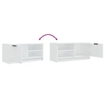 Tv-Meubel 80X35X36,5 Cm Bewerkt Hout
