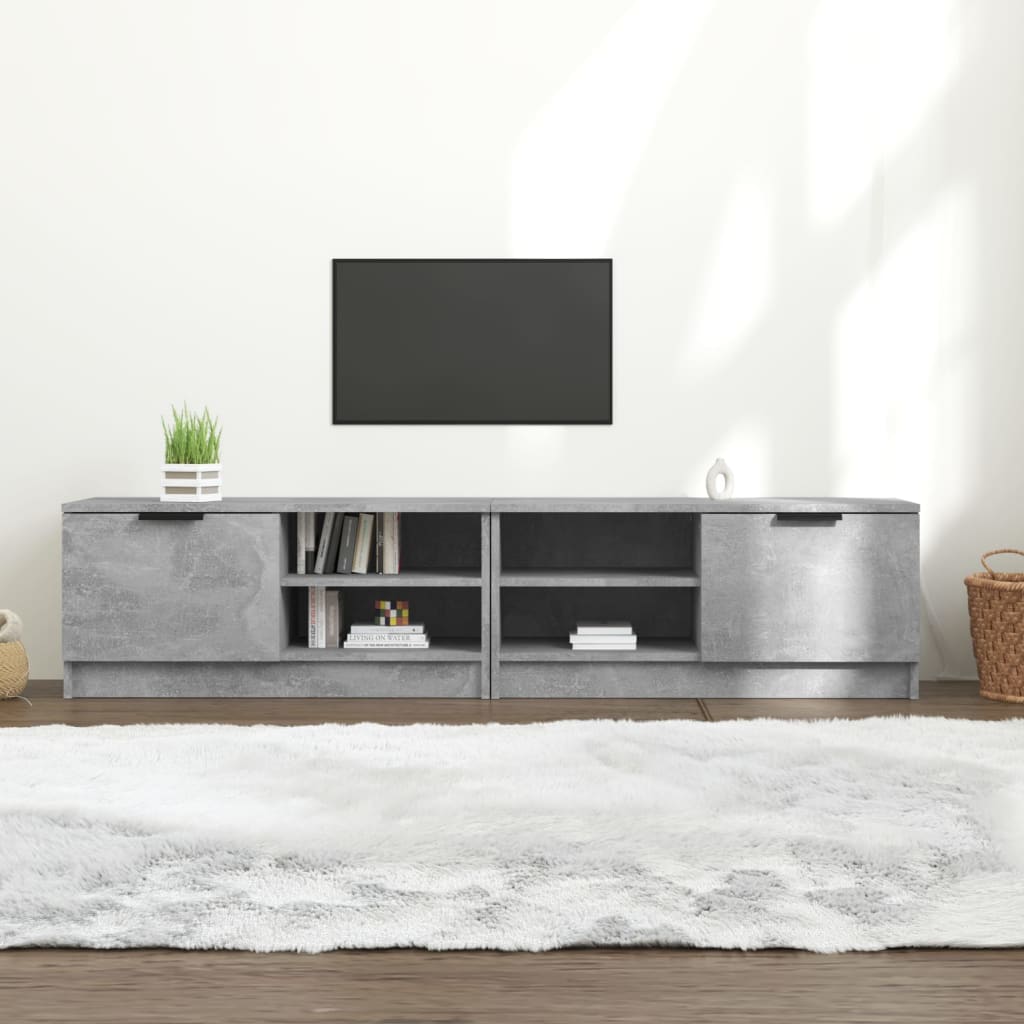 Tv-Meubel 80X35X36,5 Cm Bewerkt Hout