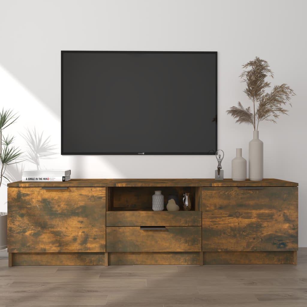 Tv-Meubel 140X35X40 Cm Bewerkt Hout