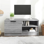 Tv-Meubel 80X35X36,5 Cm Bewerkt Hout