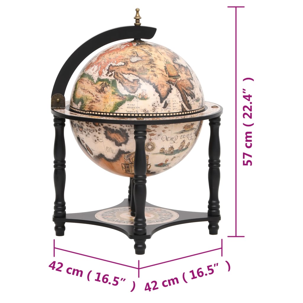 Globebar Massief Eucalyptushout